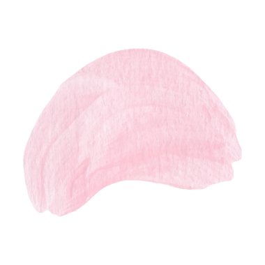 Soyut parlak suluboya lekesi izole edilmiş suluboya el çizimi