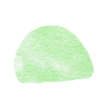 Soyut parlak suluboya lekesi izole edilmiş suluboya el çizimi