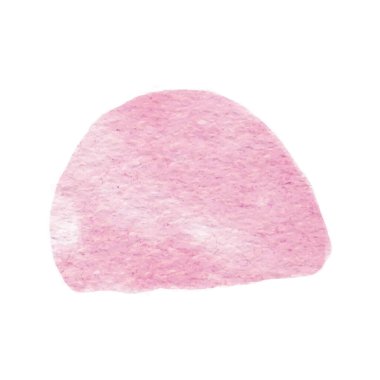 Soyut parlak suluboya lekesi izole edilmiş suluboya el çizimi