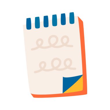 Beyaz arkaplanda elle çizilmiş kitap çizimi