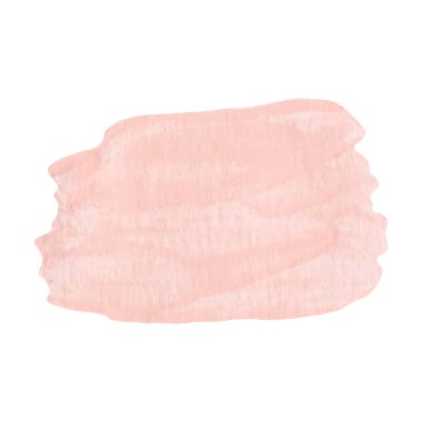 Soyut parlak suluboya lekesi izole edilmiş suluboya el çizimi