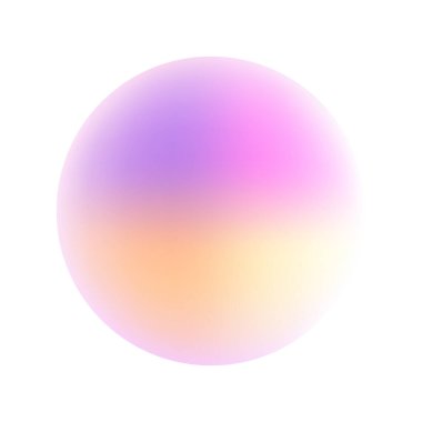 Gradyan yuvarlak geometrik şekil