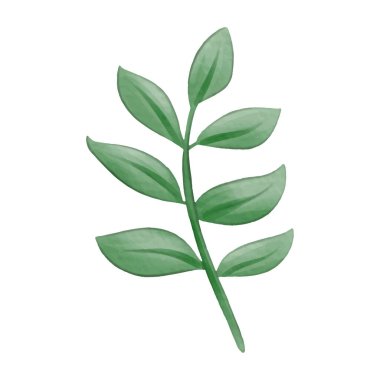  beyaz üzerine suluboya ile boyanmış çiçekler