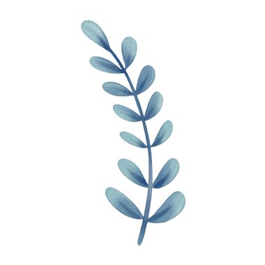  beyaz üzerine suluboya ile boyanmış çiçekler