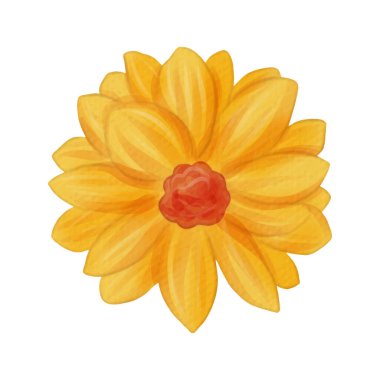  beyaz üzerine suluboya ile boyanmış çiçekler