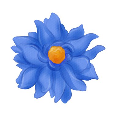  beyaz üzerine suluboya ile boyanmış çiçekler