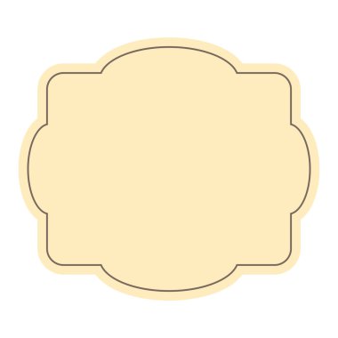 Beyaz arkaplanda izole edilmiş vintage stil etiketi