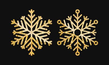 Noel kar taneleri simli, el desenli, siyah üzerine kar taneleri çizilmiş.