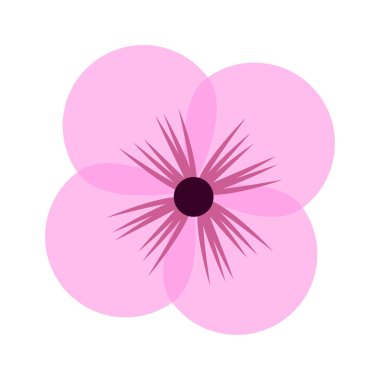 El çizimi bahar çiçekleri, beyaz arka planda renkli bahar çiçekleri.