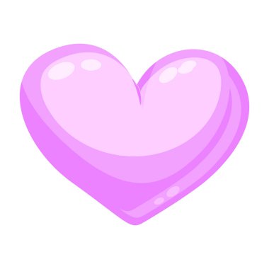 Beyaz arkaplanda elle çizilmiş kalp çizimi