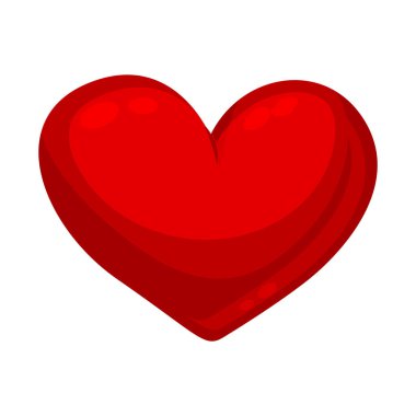 Beyaz arkaplanda elle çizilmiş kalp çizimi