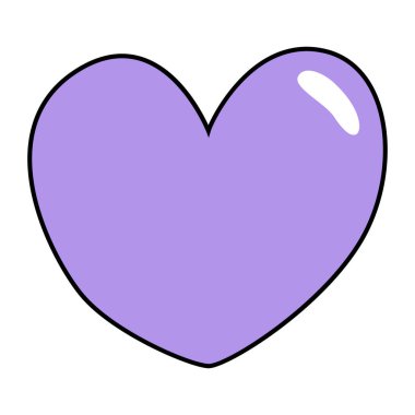 El çizimi kalp karalaması beyaza çizilmiş.