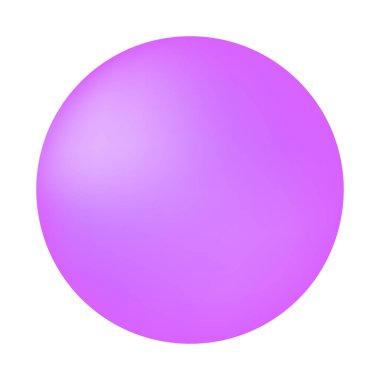 Beyaz arkaplanda Gerçekçi Küre simgesi çizimi