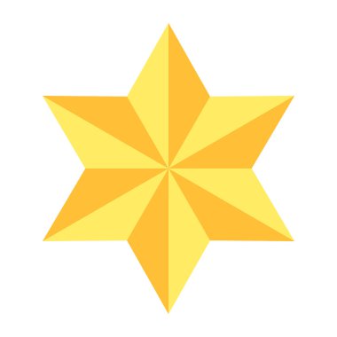 Beyaz arkaplanda yıldız yıldız yıldız şekli 3D illüstrasyon tasarımı