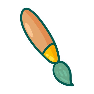 Okul kalemi beyaz arkaplanda izole edildi