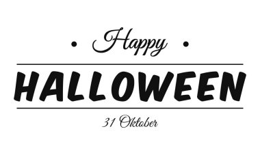 Cadılar Bayramı harf dizaynı, el yazısı Cadılar Bayramı tipografisi