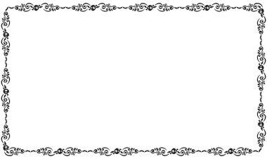 El çizimi cadılar bayramı çerçeve şablonu tasarımı