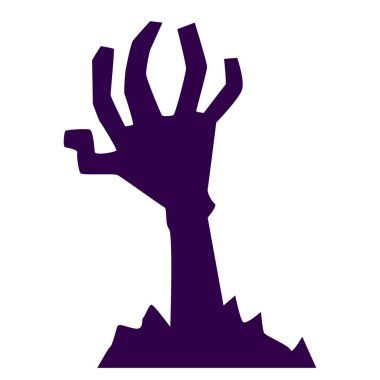 Cadılar Bayramı tema simgesi Düz grafik tasarım Sembolü