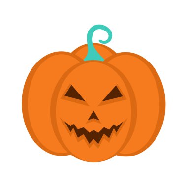 Cadılar Bayramı kutlaması için beyaz balkabağı çizilmiş.