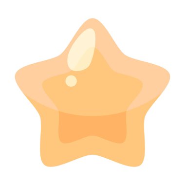 Beyaz arkaplanda el çizimi yıldız çizimi izole