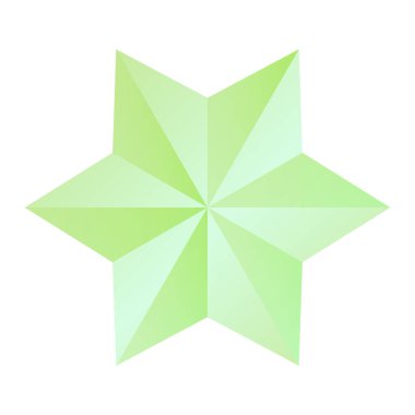 Düz dizayn yıldız elementi beyazı üzerinde resimleme