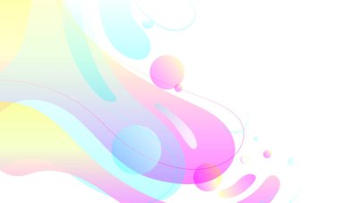 Renkli soyut arkaplan konsept tasarımı