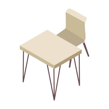 Ev ofisinin masaüstü simgesi Isome ofis masaüstü