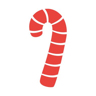 Hediyeler için Noel şekeri Beyaz Çizgi Film Çizimi Noel 'i