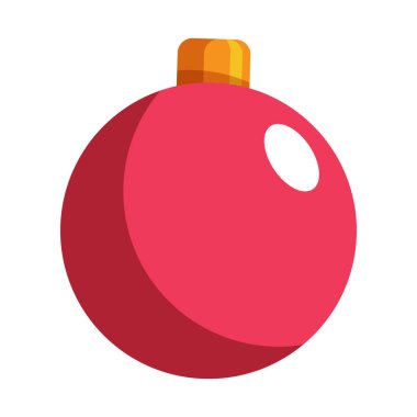 El çizimi noel balosu süsü, Noel balosu süslemesi beyaz bir resimde