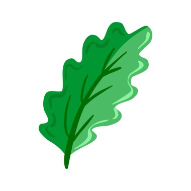 Bitkisel element Dekoratif şube Beyaz üzerine çiçek yeşili