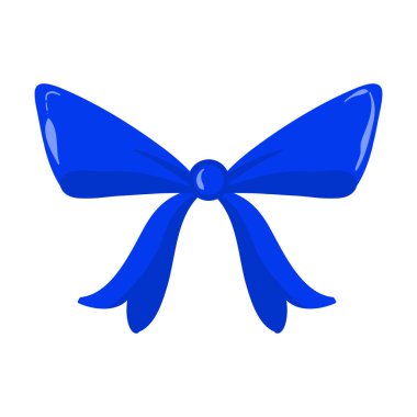 Hediye kurdele yay beyaz bir düğüm üzerinde hediye