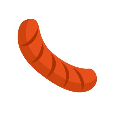 El yapımı taze sosisli yiyecekler izole edilmiş.