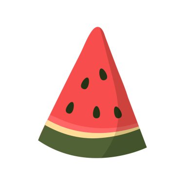 Dilimlenmiş karpuz taze meyve ikonu