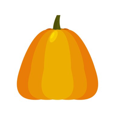 Beyaz arka planda balkabağı sağlıklı yiyecekler