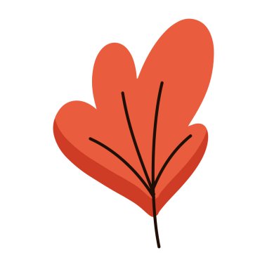 Sonbahar yaprakları yaprakları yapraklar siluet orman beyaz bir izole