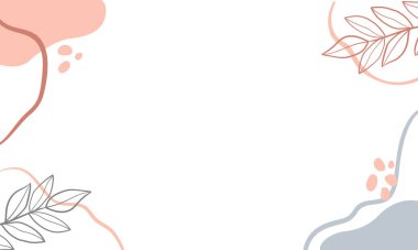 El çizimi soyut karalama arkaplan tasarımı