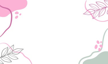 El çizimi soyut karalama arkaplan tasarımı