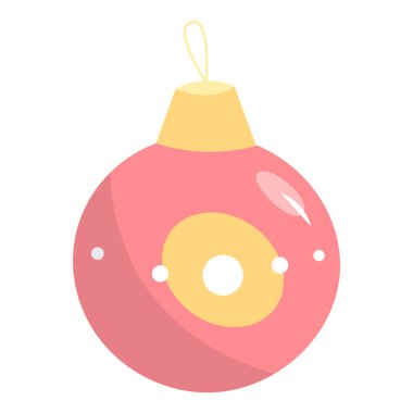 El çizimi noel balosu süslemeleri beyaz arka planda