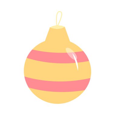 El çizimi noel balosu süsleri.