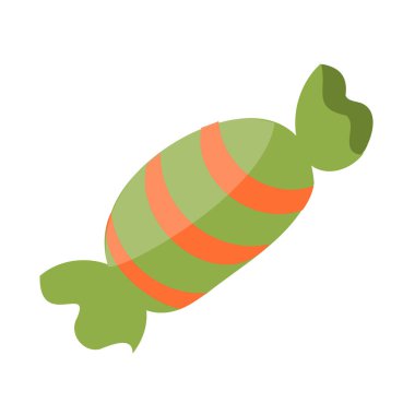 El çizimi Cadılar Bayramı öğeleri beyaz bir resimde