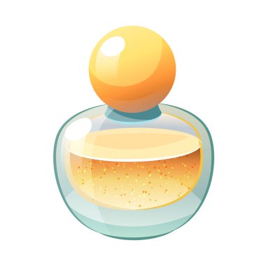 Beyaz arka planda kozmetik sprey sprey şişesi çizimi