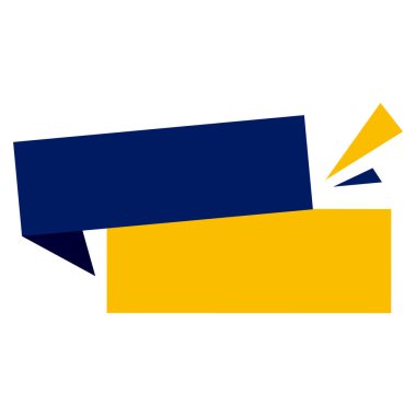 Beyaz afiş üzerinde boş metin alanı tanıtım afişi bulunan indirimli pankart