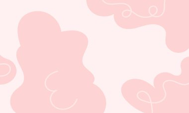 Düz soyut karalama arkaplan tasarımı