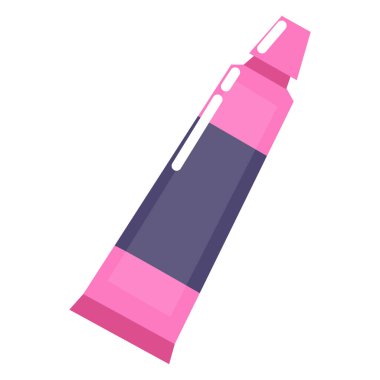 Kozmetik krem tüp resimleme