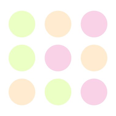 Tasarımınız için soyut renk paleti afişi çarpıcı koleksiyonu