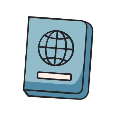 Beyaz arkaplanda IDPasaport tasarım şablonları