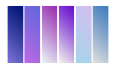 Vektör renkli gradyan koleksiyonu, Gradyan renk seti ögesi