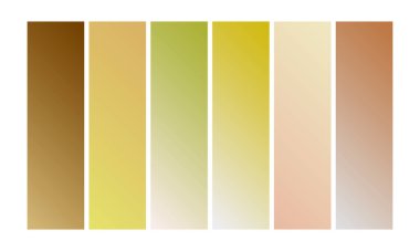 Vektör renkli gradyan koleksiyonu, Gradyan renk seti ögesi