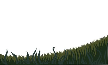 Çimen gerçekçi arkaplan sınırı