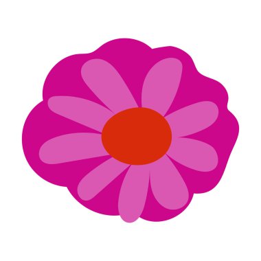 El çizimi Güzel bahar çiçeği çizimi beyaz bir desen üzerinde